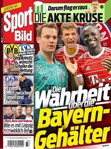 Cover: Sport Bild Magazin No 37 vom 14  September 2022