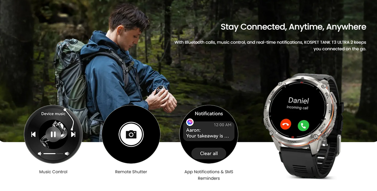 Smart Connectivity Bluetooth Apps and Emergency SOS System