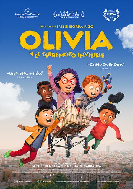 PÓSTER DE LA PELÍCULA “OLIVIA Y EL TERREMOTO INVISIBLE”