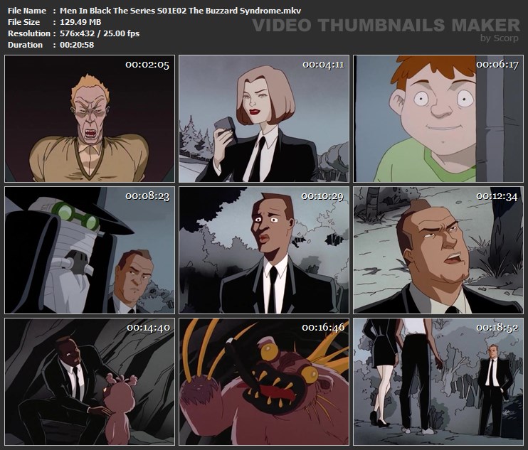 Men In Black The Series S01E02 The Buzzard Syndrome.mkv