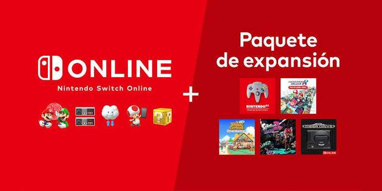 Eshop Suecia: Nintendo Online Familiar 12 meses con Expansión