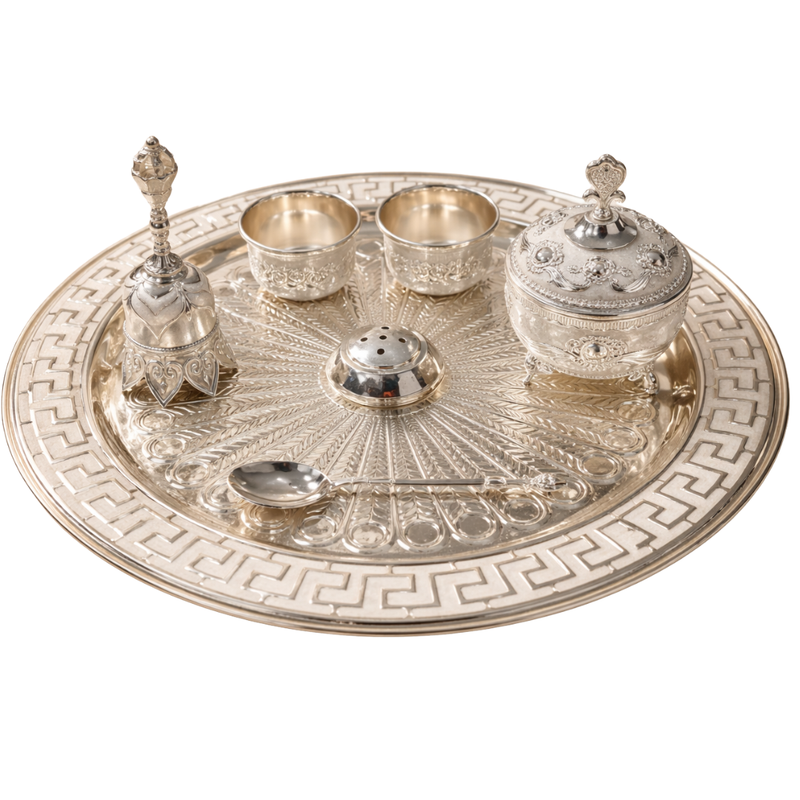 Pooja Thali White, Type I
