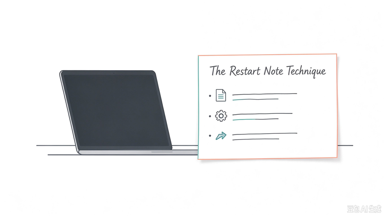Restart note technique for preserving uploaded CSV data