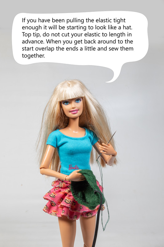 Sewing With Barbie, Making Berets 2_min_tommy_gunn_and_beret-13