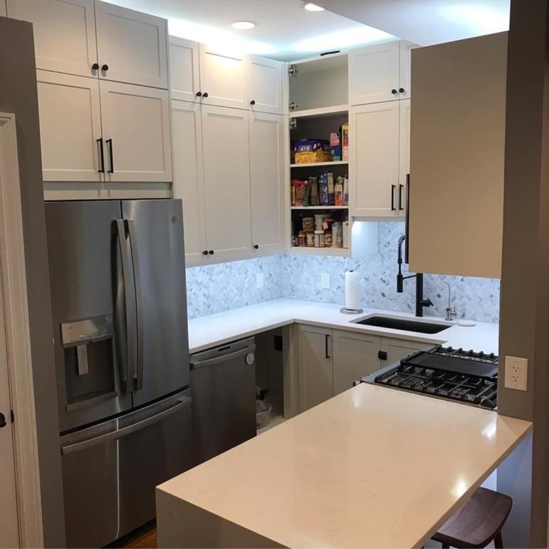 After: Modern Streeterville condo transformation with panoramic lake views and luxury finishes
