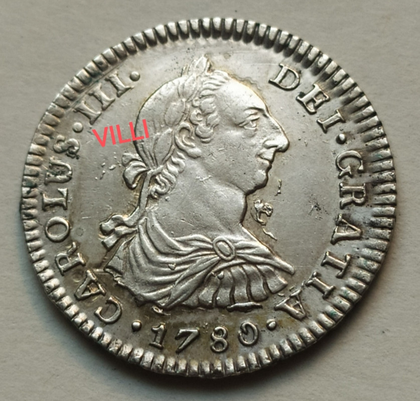 Carlos III 1 Real México 1780  IMG-20230804-213326