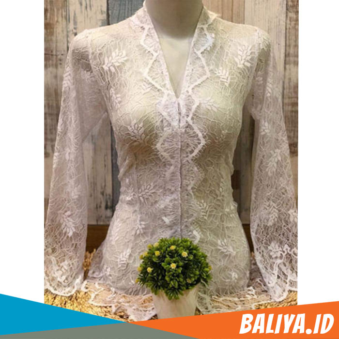 Kebaya Kartini Putih Baliya.id