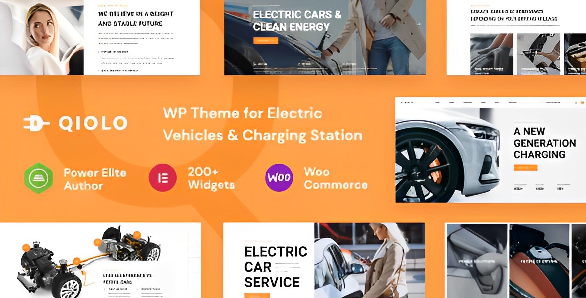 Qiolo – Vehicle & EV Charging WordPress Theme