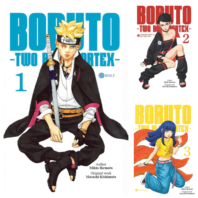 Boruto: Two Blue Vortex Manga Volume 1-3 English Version Comic Book