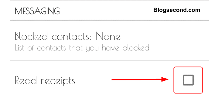 Menonaktifkan Read Receipt di WhatsApp