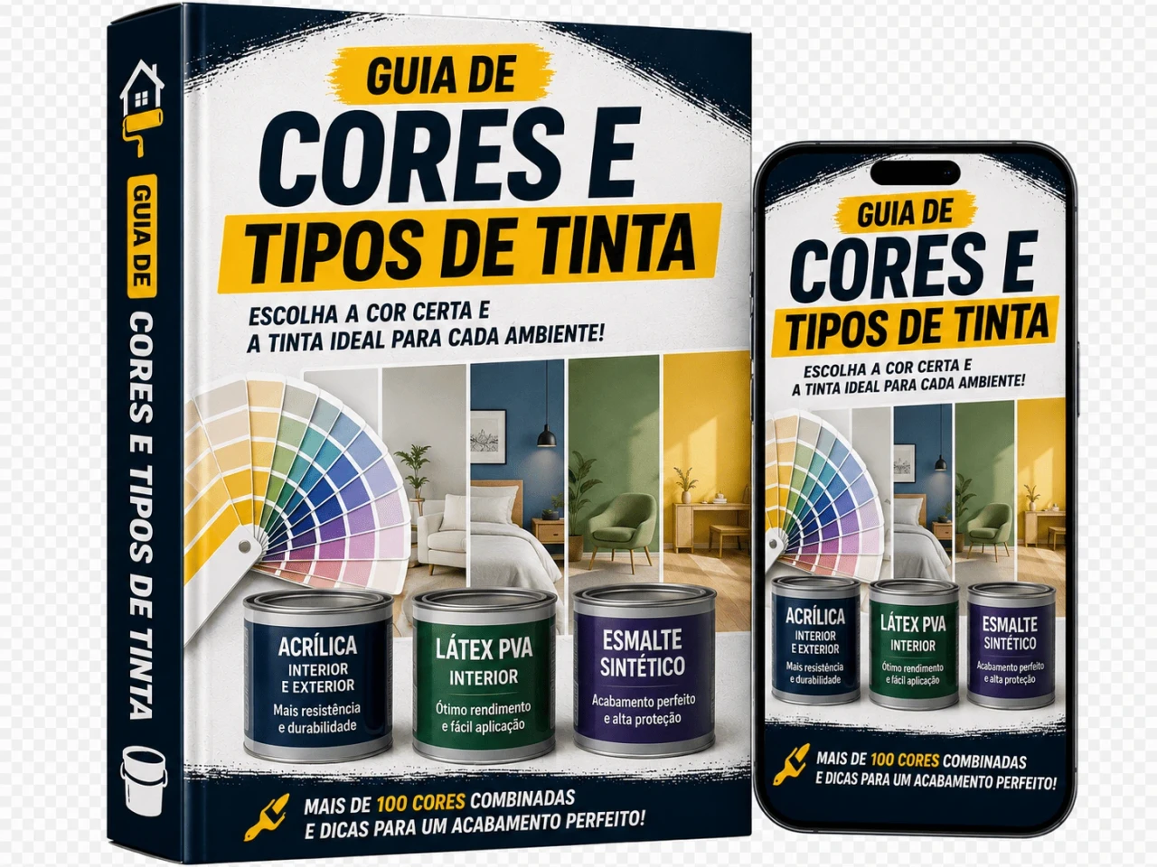 Cores e tipos de tinta