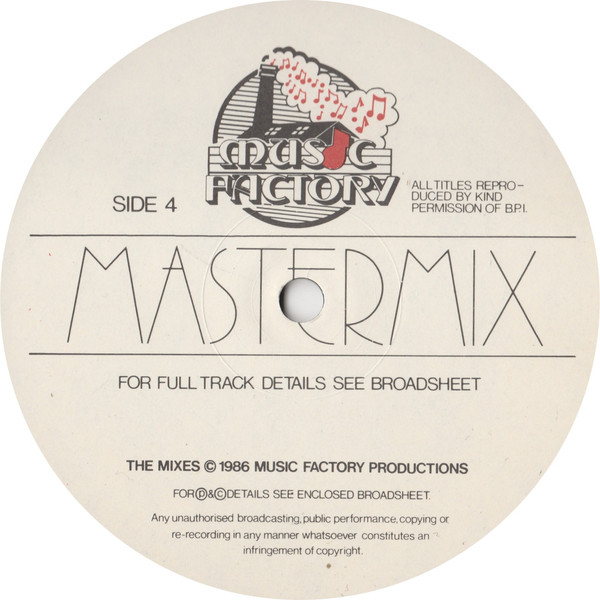 18/02/2023 - Various – Music Factory Mastermix - Issue No. 1 (2 x Vinyl, 12", 45 RPM, Partially Mixed)(	Music Factory – MFMM 1)   1986 R-4208192-1643302546-5509