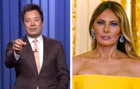 Jimmy Fallon Draws Gasps With Bold Quip About Melania Trump’s Holiday Decorations