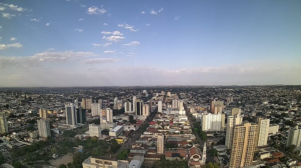 Campo Grande nesta manhã de terça-feira