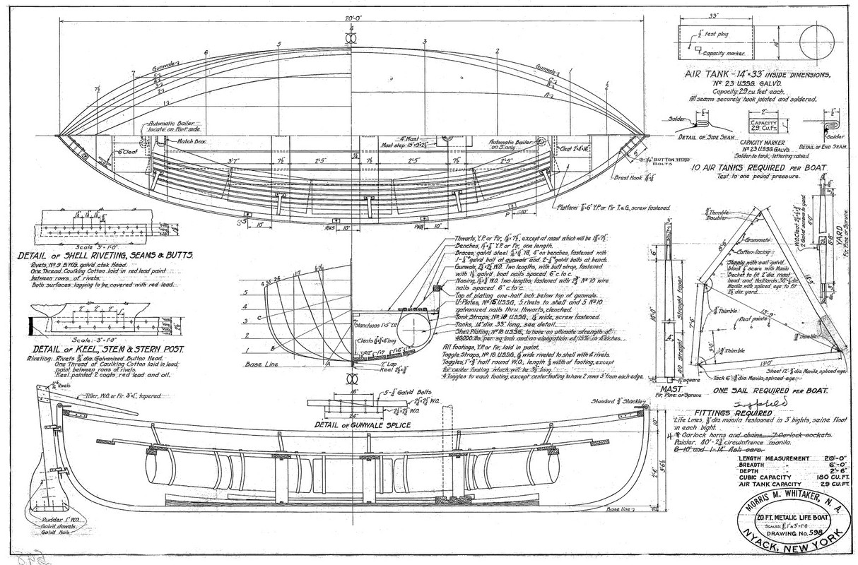 nokomis?tid=35b9920b675979e6eeaf61a3822ce405 - Remorqueur USS Nokomis YT-142 [modélisation/impression 3D 1/350° & 1/100°] de Iceman29 - Page 2 Canot-me-tal-ame-ricain