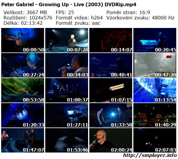 Peter Gabriel - Growing Up - Live (2003)