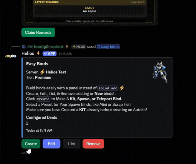 Easy Binds preview