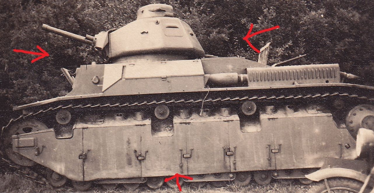 Frankreich erbeuteter französischer CHAR D2 Rena