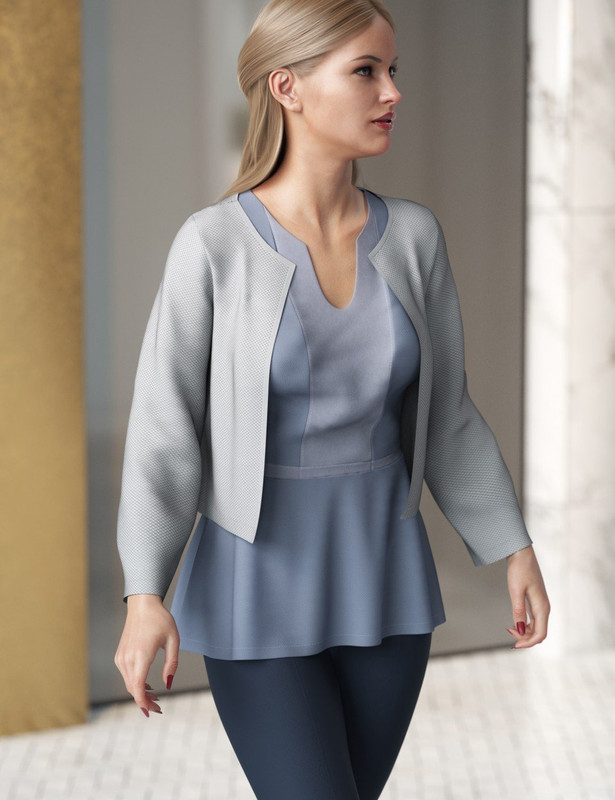 dForce Flared Layer Outfit for Genesis 8 Female(s) dForce Flared Layer Outfit for Genesis 8 Female(s)