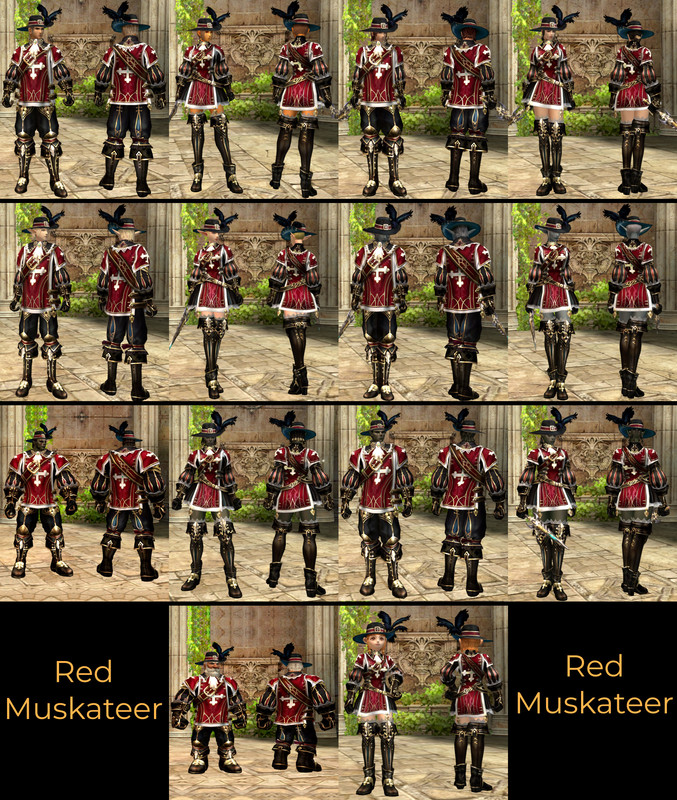 Red Musketeer Suit
