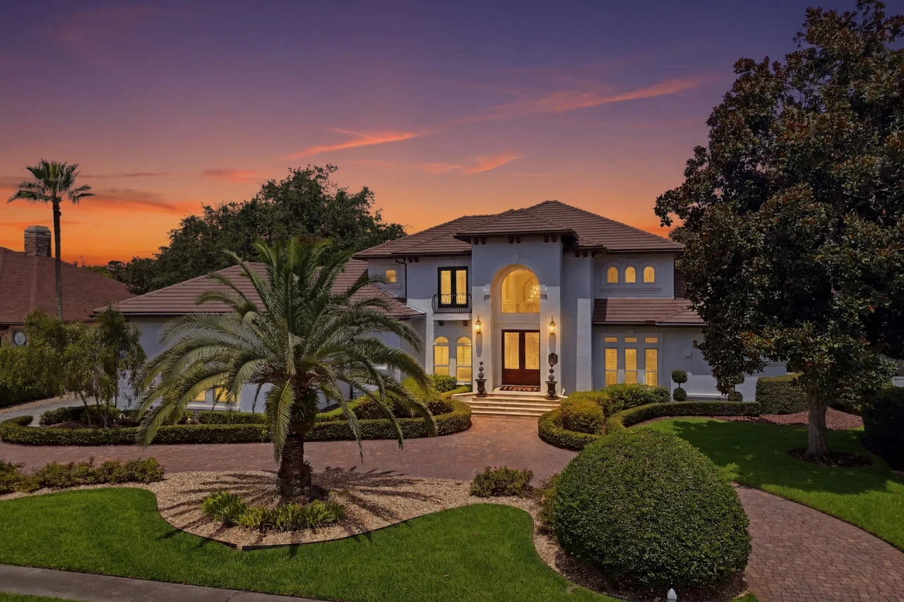 Luxury residential property representing a custom real estate brokerage website