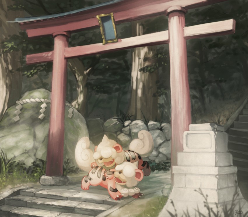 hisuian-growlithe-pokemon-drawn-by-yukic