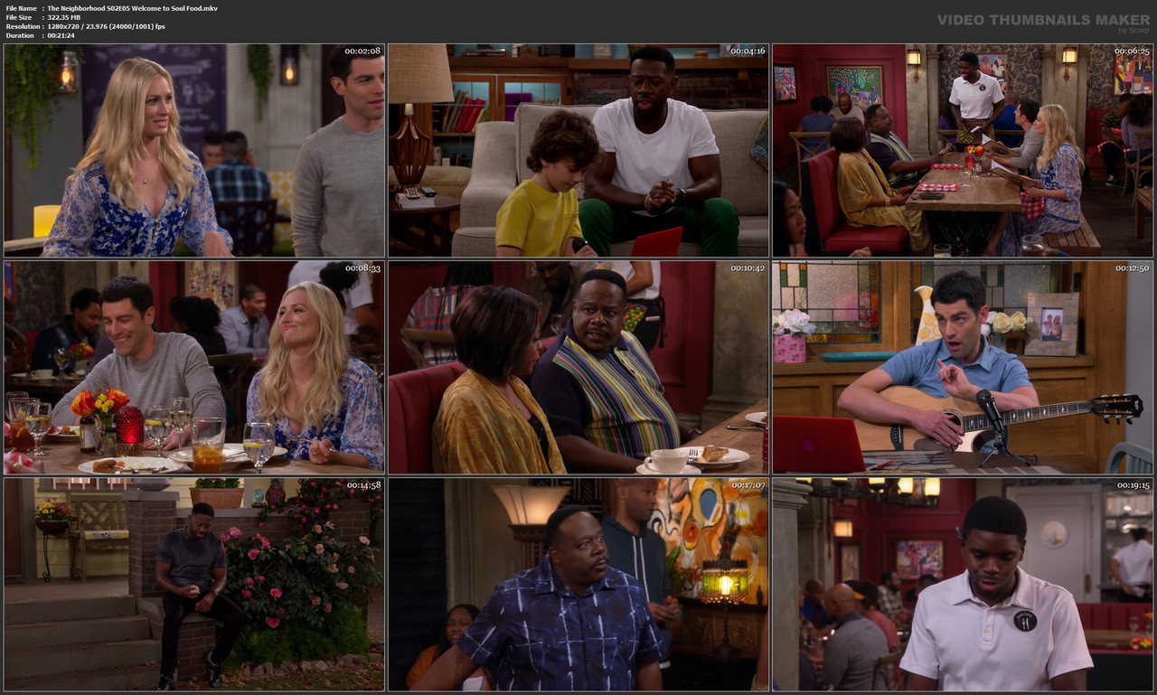 The Neighborhood S02E05 Welcome to Soul Food.mkv