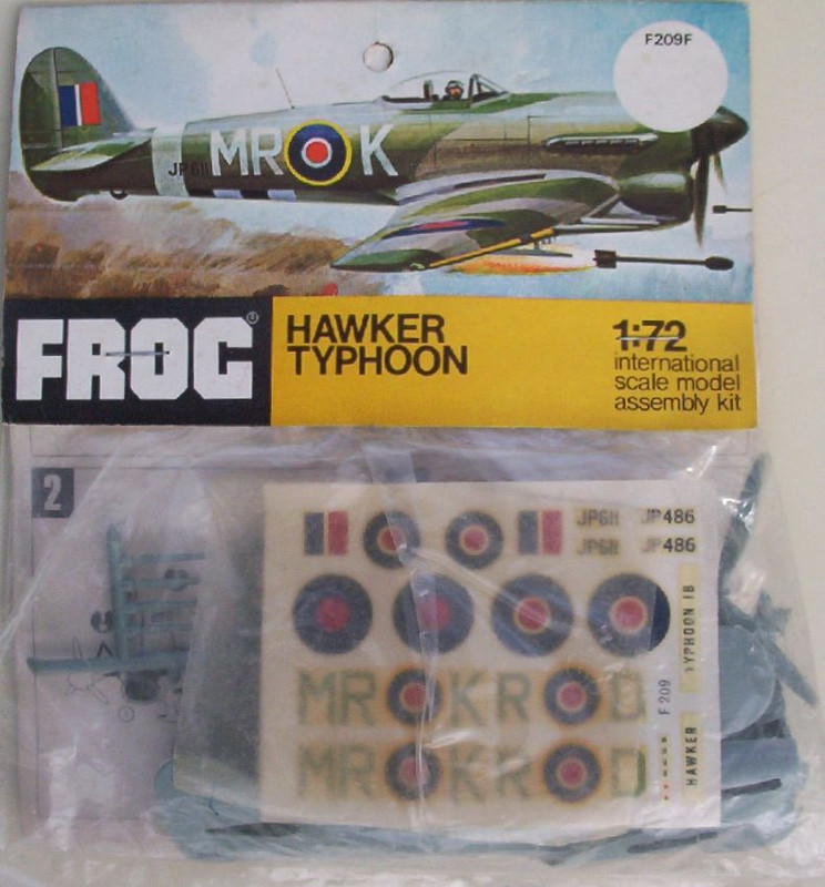 Frog 72 Hawker Typhoon