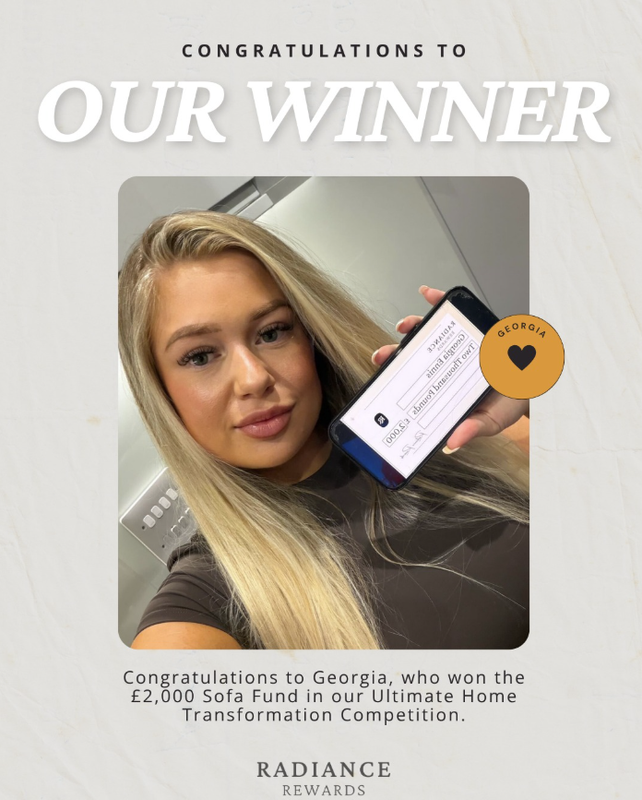 Georgia Wins £2,000 Sofa Fund in Our Ultimate Home Transformation Competition
