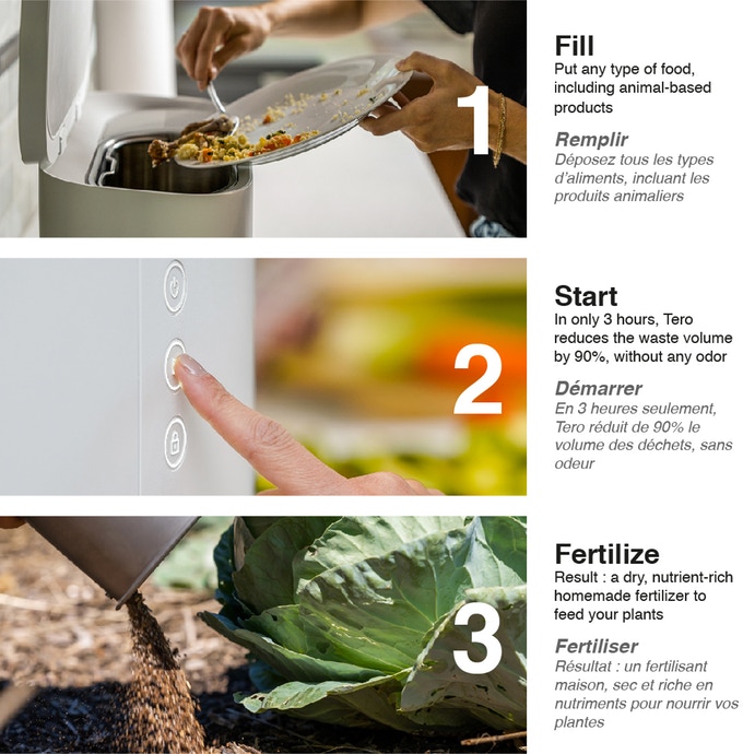 Tero - Transforms food waste into rich fertilizing powder | Steemhunt Tero - Transforms food waste into rich fertilizing powder | Steemhunt