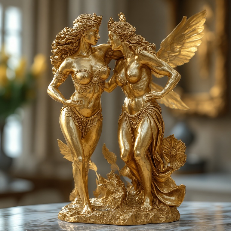 A-Gold-sculpture-naked-full-bo-10
