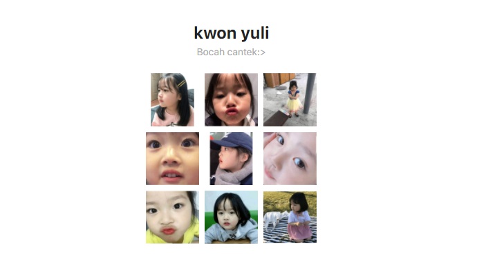 Kumpulan Stiker Bergerak WhatsApp (WA) Anak Korea Lucu Kwon Yuli