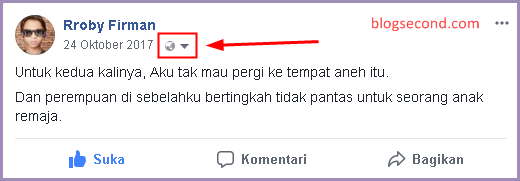 Menyembunyikan Suatu Kiriman di Facebook