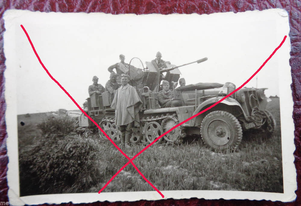 Foto Halbkette Sfl. mit Flak und Anhänger