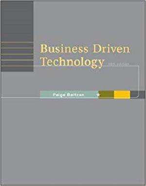 Business Driven Technology by Paige Baltzan