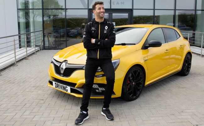 Daniel with his Renault