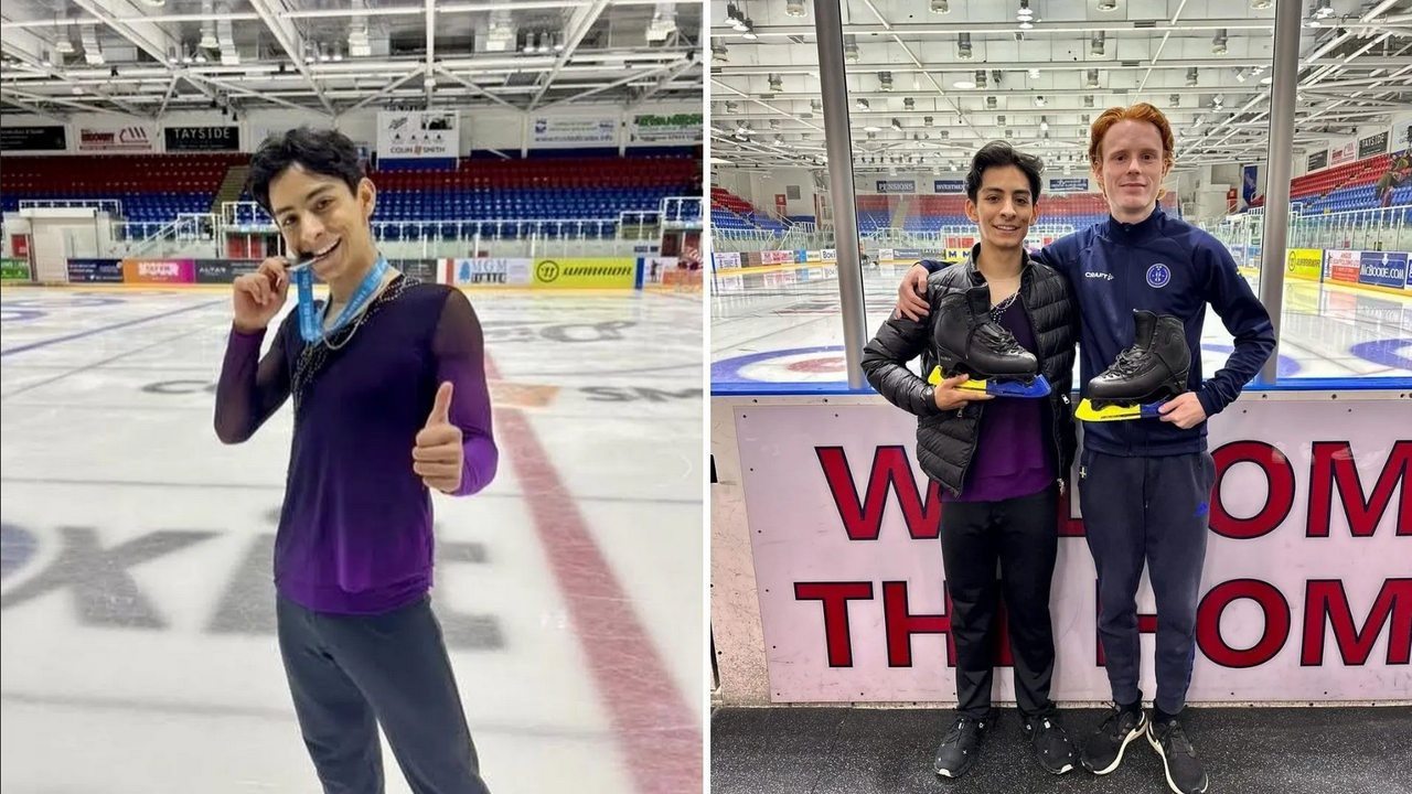 Donovan Carrillo pierde equipaje y gana medalla de plata con patines prestados