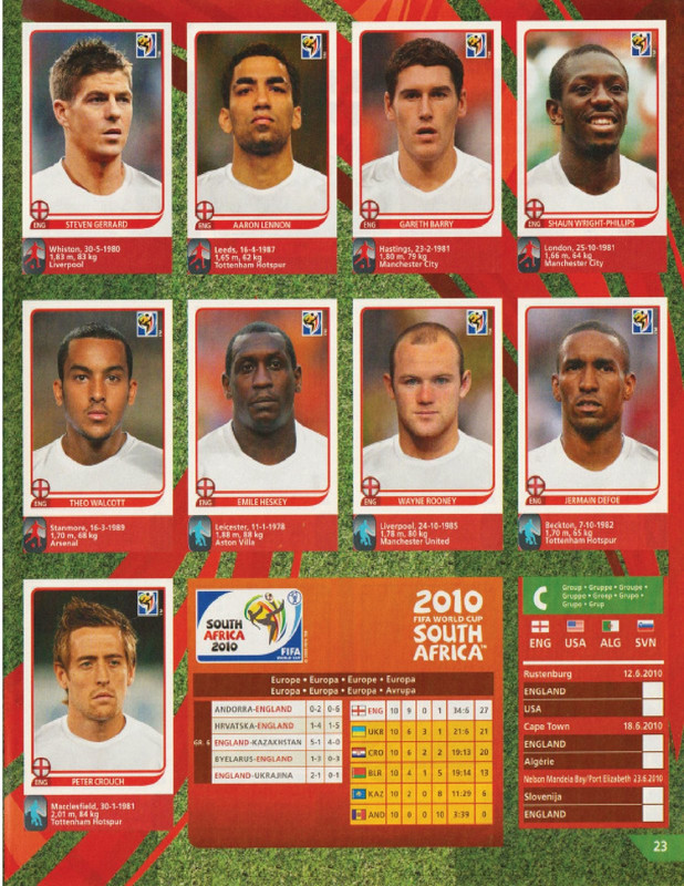 Album Panini Sudáfrica 2010-23