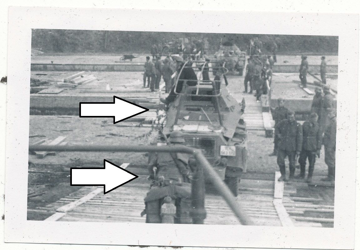 FOTO PANZERMÄNNER SDKFZ PANZERSPÄHWAGEN MIT KENN