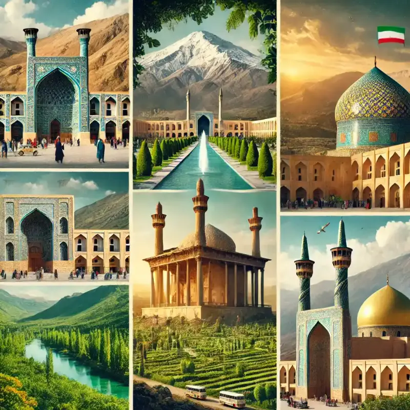 بهترین مکان‌های گردشگری داخلی در ایران | موج زمزم