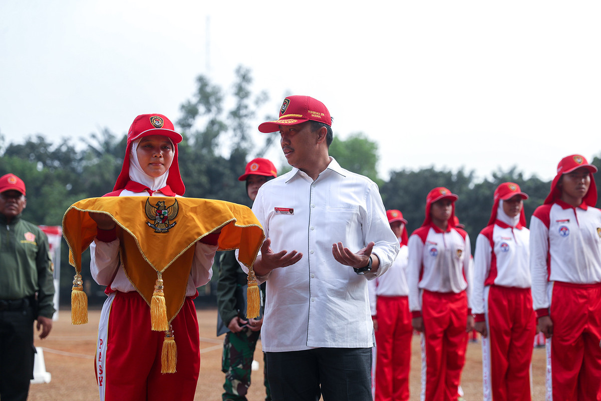 Tinjau Diklat Paskibraka, Menpora Pastikan Kondisi Paskibraka Dalam Keadaan Baik