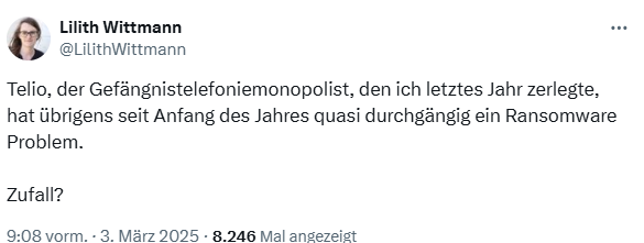 Ransomware bei Telio