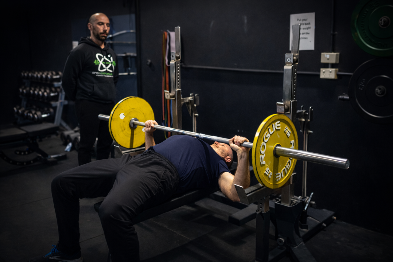 Personal training technique coaching at SPC Performance Lab