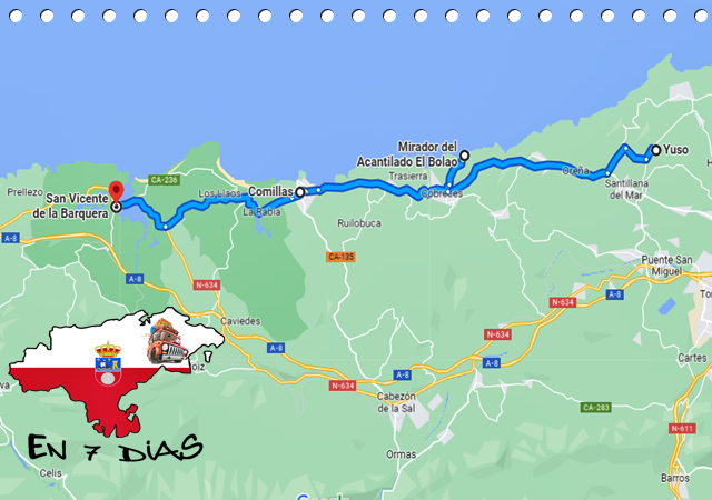 ETAPA 3.  YUSO - SAN VICENTE DE LA BARQUERA - Cantabria occidental en 7 días (1)