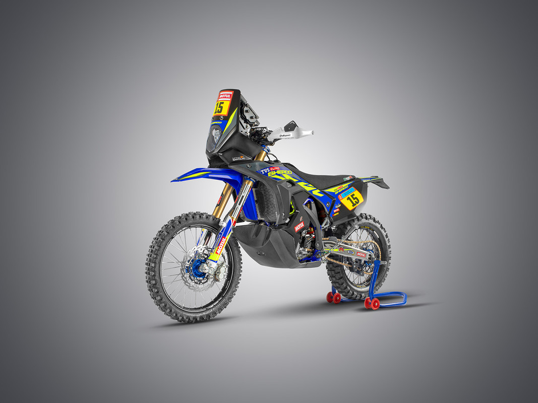 Новый раллийный мотоцикл Sherco 450 SEF Rally 2022 для ралли Дакар 2022