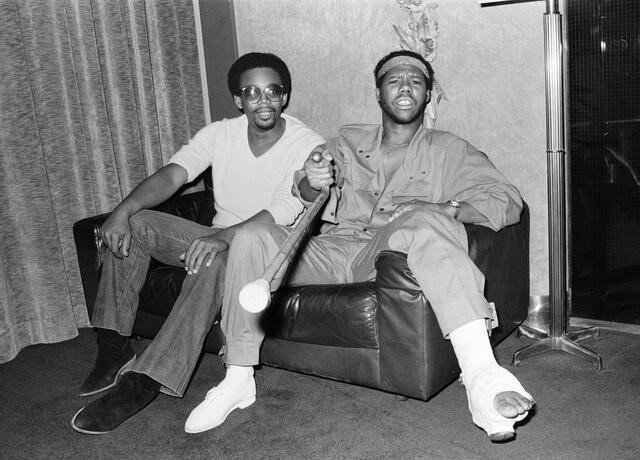 ChicBernard Edwards, Nile Rodgers. London, 6th August 1981