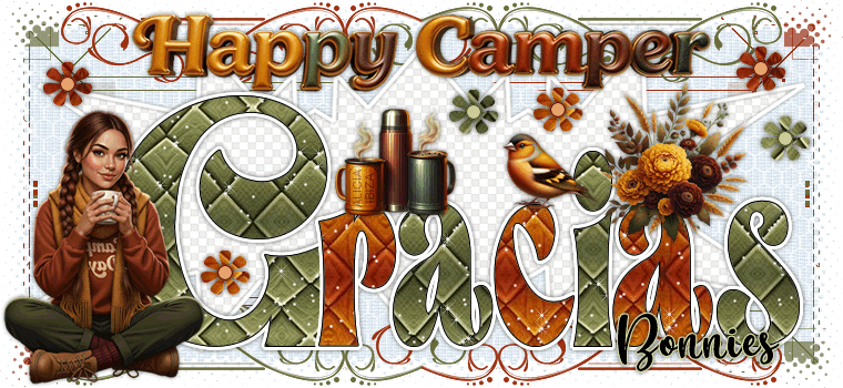 Gracias Happy Camper bonnies