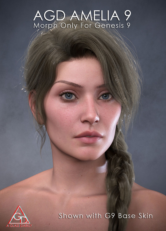 AGD Amelia Character Morph for Genesis 9