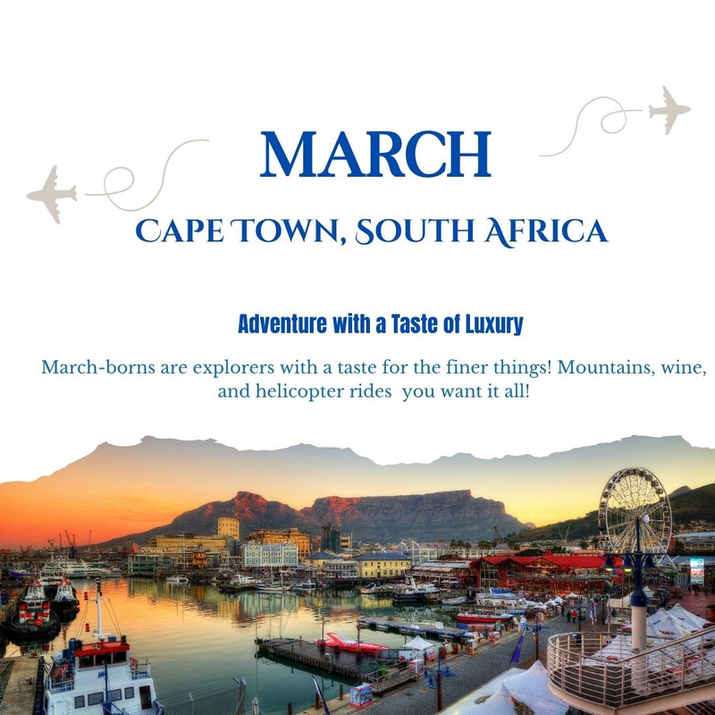 March  Cape Town, South Africa