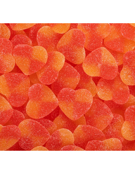 Coeurs peche bonbons